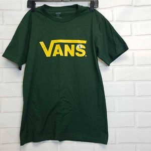 vans shirt green